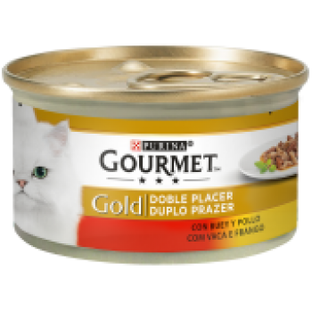 Gourmet Gold Duplo Prazer Vaca e Frango 85gr